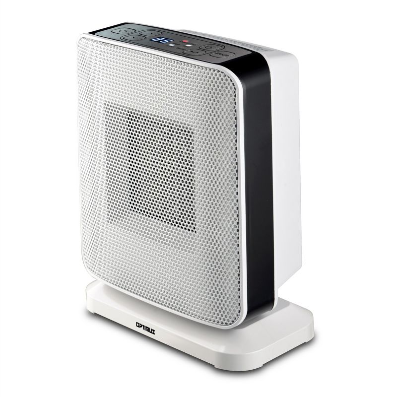 Optimus Portable Oscillation Ceramic Heater w/ Thermostat & LED, 1 of 7