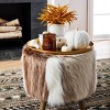 5'x7' Bethel Woven Stripe Rug Cream/Brown/Black - Threshold™: Geometric Medium Pile, Skid-Resistant, Indoor Area Rug - 4 of 4