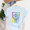 Simply Sage Market S.W.Smiley Friday Pencil Garment Dyed Tee - 3 of 4