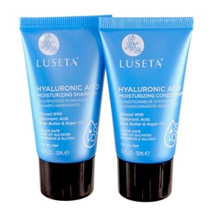 Luseta Hyaluronic Acid Duo Travel Set - 2 x 1.01 oz - Hydrate your hair on the go with this holy-grail, moisture-locking travel duo - 1 of 4