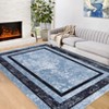 Washable Rug Non Slip Entryway Mat - Soft Accent Throw Rug for Bedroom, Entry, Living Room, Non-Shedding - 3 of 4