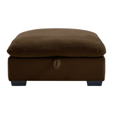 CENGHU Corduroy Fabric Ottoman Footrest to Combine with 2/3/4 Seater Sofa, Bedroom End Bench, Ottoman Entryway Footstool, Ottoman Bench with Storage