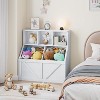 Kids Toy Storage Organizer, Kids Bookshelf and Toy Storage, Toy Storage Cabinet, Toddler Bookshelf Toy Organizer - 4 of 4