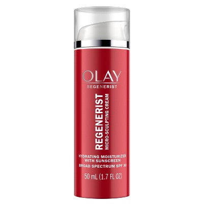 Olay Regenerist Micro-Sculpting Cream Face Moisturizer with Sunscreen Broad Spectrum - SPF 30 - 1.7 fl oz