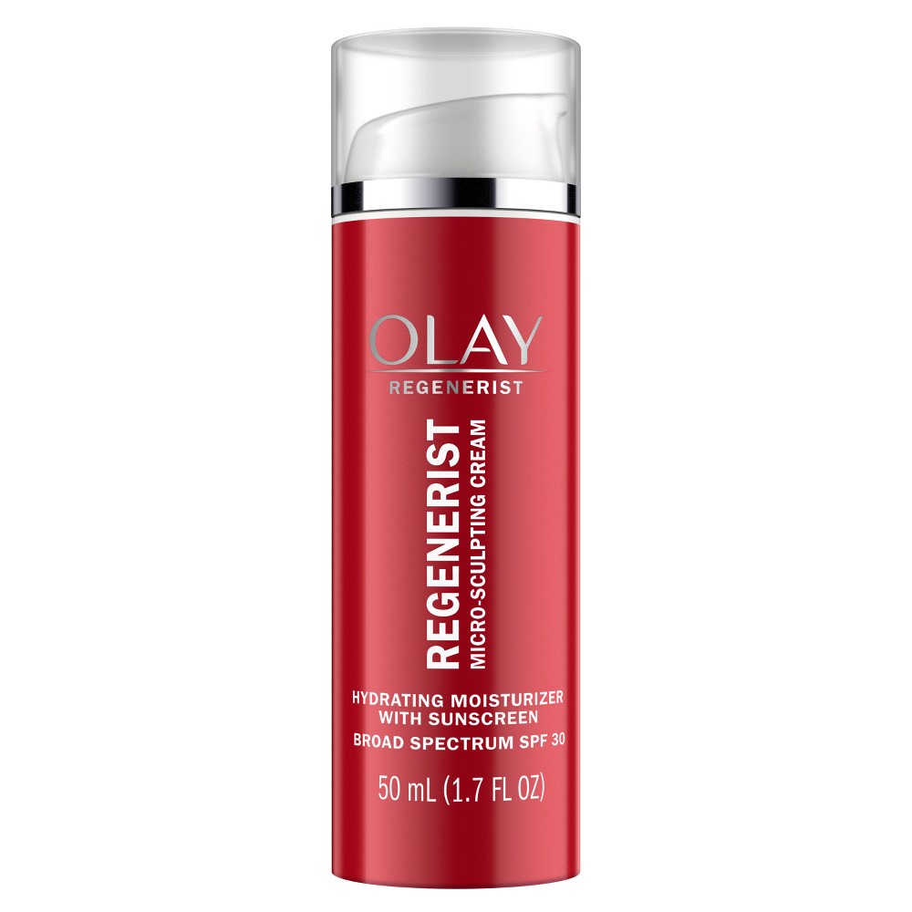 Photos - Cream / Lotion Olay Regenerist Micro-Sculpting Cream Face Moisturizer with Sunscreen Broa 