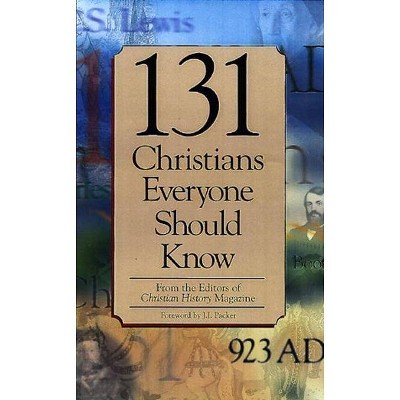 131 Christians Everyone Should Know - (Holman Reference) by  Christian History Magazine Editorial (Paperback)