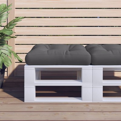 vidaXL Pallet Cushion Anthracite 23.6"x24.2"x3.9" Fabric