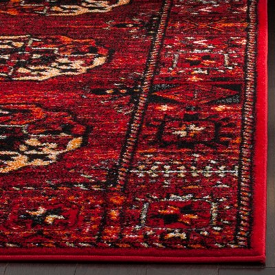 Elegant Red Multi 9'x12' Hand-Knotted Traditional Area Rug