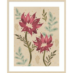 Amanti Art Floralscape IV Neutral by Dina June Wood Framed Wall Art Print - 1 of 4