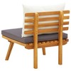 VidaXL Patio Chair with Cushions Solid Acacia Wood - 4 of 4