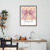 Stupell Industries Choose Joy Bow with Florals Floating Frame Canvas Art - 3 of 4