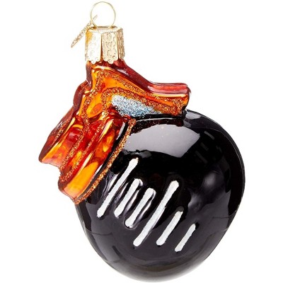 Old World Christmas Glass Blown Christmas Ornament, Coffee Pot (With OWC Gift Box)