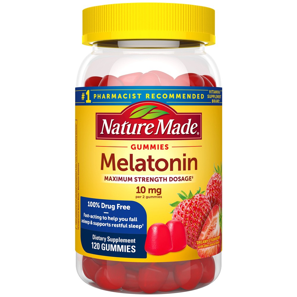 Photos - Vitamins & Minerals Nature Made Melatonin Maximum Strength 100 Drug Free Sleep Aid for Adults