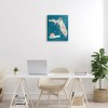 Stupell Industries Florida Sunny State Retro Vacation Tourism Vivid Map Canvas Wall Art - 2 of 4