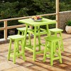 WestinTrends Malibu All Weather Hdpe Outdoor Patio Counter Height Dining Set (5-Piece) - 2 of 4