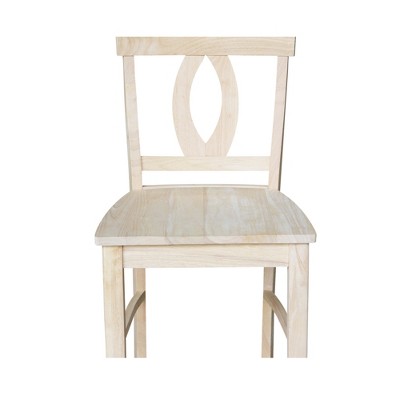 Verona Traditional Solid Parawood 30" Bar-Height Stool