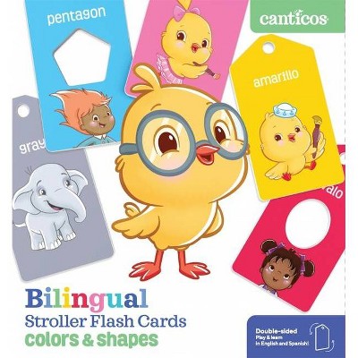 Bilingual Stroller Flash Cards: Colors & Shapes - by  Susie Jaramillo (Board Book)