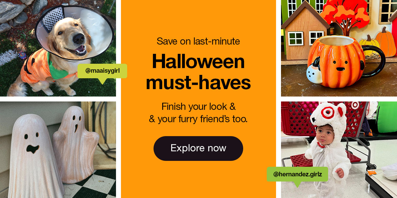 Save on last-minute Halloween must-haves Finish your look & your furry friend's too. Explore now