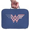 Wonder Woman Usa American Flag Logo Insulated Soft Sided Lunch Box - 3 of 4