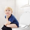 Elongated Toilet Seat with Toddler Seat Built in - Fits Both Adults and Children, Soft-Close & Non-Slip Design, Easy Installation & Cleaning, White - 3 of 4