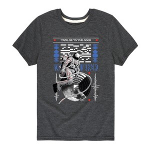 Boys' - MTV - Take Me To The Moon Person Short Sleeve Graphic T-Shirt - 1 of 3