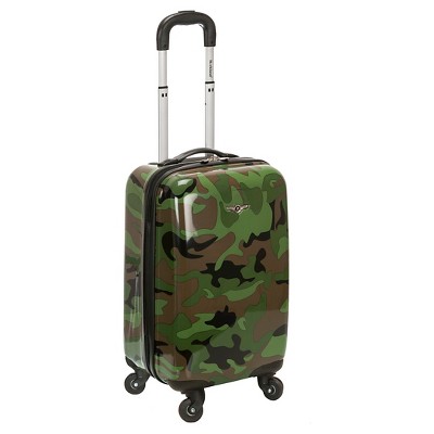 camo suitcase