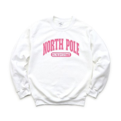 Simply Sage Market Women's Graphic Sweatshirt Pink North Pole University