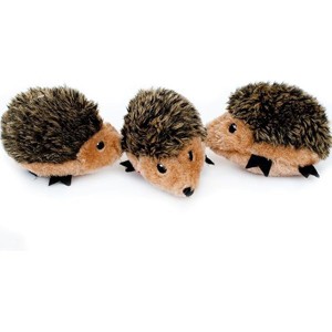 ZippyPaws Burrow Replacement Miniz - Interactive Dog Plush Refills for Hide & Seek Puzzle, Squeaky Toy for Enrichment - Hedgehogs - 1 of 1