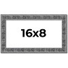 PosterPalooza | Panoramic Distressed Black Picture Frame - UV Acrylic, Foam Board Backing, Hanging Hardware - 2 of 4
