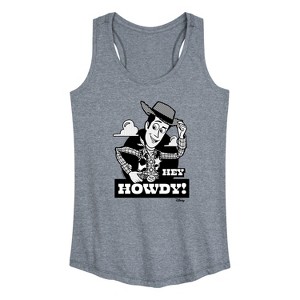 Women's - Disney - Hey Howdy Graphic Racerback Tank - 1 of 4