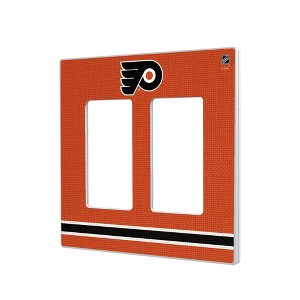 NHL Eastern Conference Teams Stripe Hidden-Screw Light Switch Plate for Double Rocker - 1 of 4