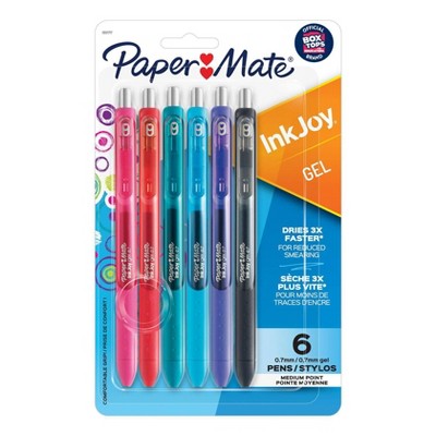 Paper Mate Gel Pens InkJoy Pens Medium Point Assorted 10 Count