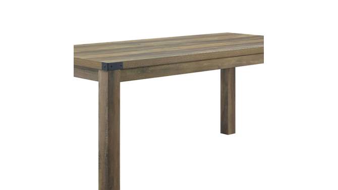 Abiram 71&#34; Dining Tables Rustic Oak - Acme Furniture, 2 of 7, play video