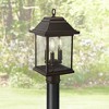 Minka Lavery Rustic Outdoor Post Light Fixture Oil Rubbed Bronze 3-Light 17 1/4" Clear Glass for Post Exterior Barn Deck House - 2 of 3