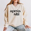 Simply Sage Market Women's Lightweight Garment Dyed Graphic Sweatshirt Apres Ski - 2 of 4