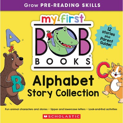 My First Bob Books - Alphabet Story Collection Bind-Up Phonics, Letter Sounds, Ages 3 and Up, Pre-K (Reading Readiness) - by  Lynn Maslen Kertell