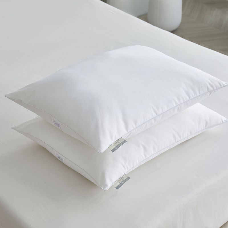 Standard/Queen 2pk Brrr Pro Cooling Down Alternative Medium Firm Bed Pillow - Kathy Ireland Home, 4 of 6
