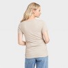 Short Sleeve V-Neck Maternity T-Shirt - Isabel Maternity by Ingrid & Isabel™ - 2 of 3