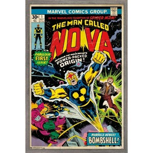 Trends International Marvel Comics - Nova - Cover #1 Framed Wall Poster Prints - 1 of 4