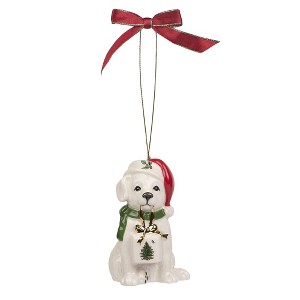 Spode Christmas Tree Dog Ornament - 4" - 1 of 4