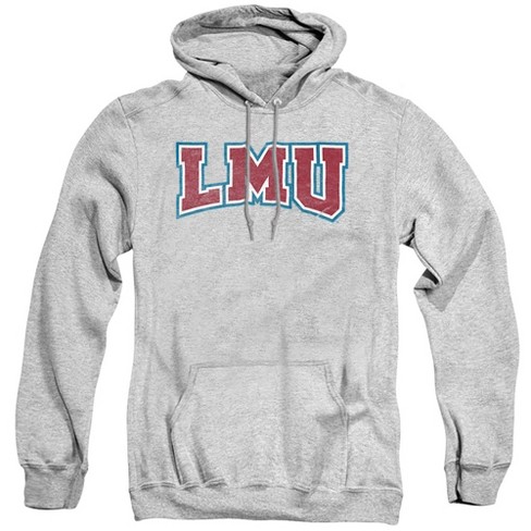 Loyola Marymount University Official Distressed Primary Adult Pull-Over Hoodie, Athletic Heather - image 1 of 4