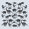 Juniors Jurassic World Shattered Ink Logo T Shirt - 2 of 4