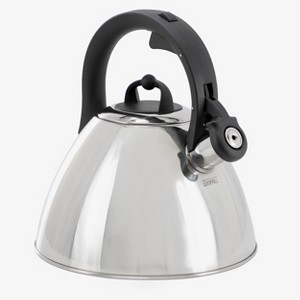 Mr. Coffee Starsbury 2.1 Quart Stainless Steel Whistling Tea Kettle with Stay-Cool Handles - 1 of 4