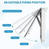 House Window,4 Gear Opening Position Adjustment Roof Window, 5 mm Reinforced Glass Casement Window with Pull Down Magnetic Mesh - 3 of 4