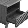 Modway Render Mid-Century Modern, One-Drawer Nightstand, Charcoal - 4 of 4