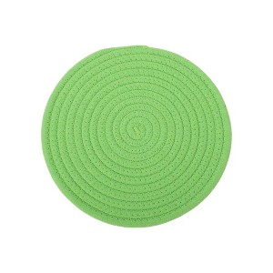 Unique Bargains Trivet Round Rope Woven Mat Cotton Non-woven Fabric 7.87"x7.87"x0.31" - 1 of 3