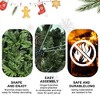 COWLOWN Premium PE & PVC Artificial Christmas Tree with 856 Realistic Tips, Hinged Design & Metal Stand - 4 of 4