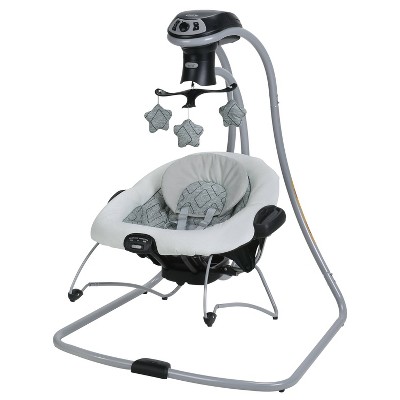 Graco DuetConnect LX Multi-Direction Baby Swing and Bouncer – Asher