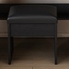 KTMBDW Makeup Vanity Desk with Mirror and Lights, Vanity Table Set with Storage Drawer, Hairdryer Holder, Chair and 3 Shelves for Bedroom - 4 of 4