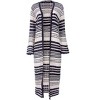 VENUS Womens Stripe Duster - 3 of 4
